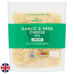 Morrisons British Extra Mature Grated Cheese 200g