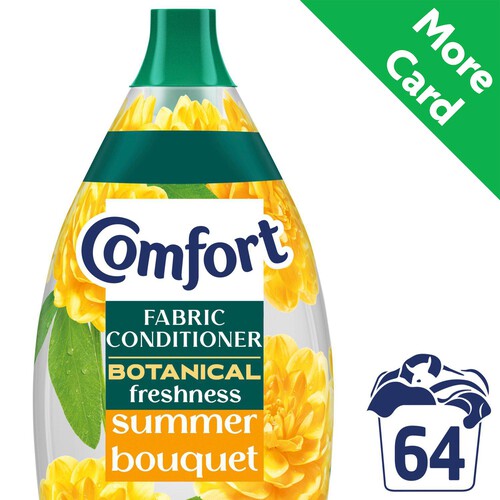 Comfort Botanical Fabric Conditioner Summer Bouquet 64 Washes 