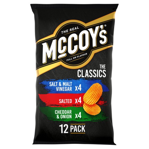 McCoys McCoy's Classic Variety Multipack Crisps 12 x 25g