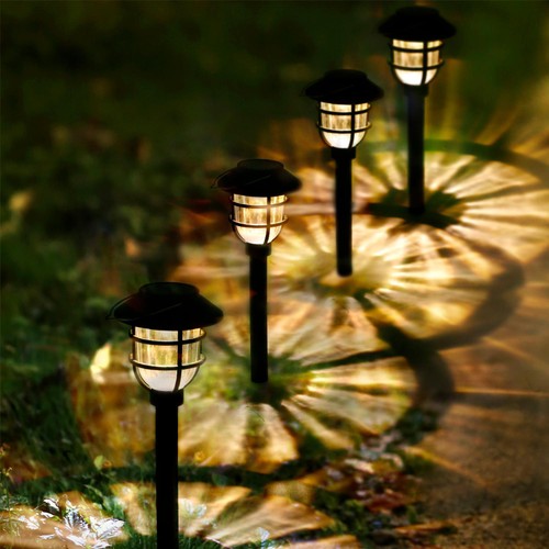 Nutmeg Solar Caged Stake Light
