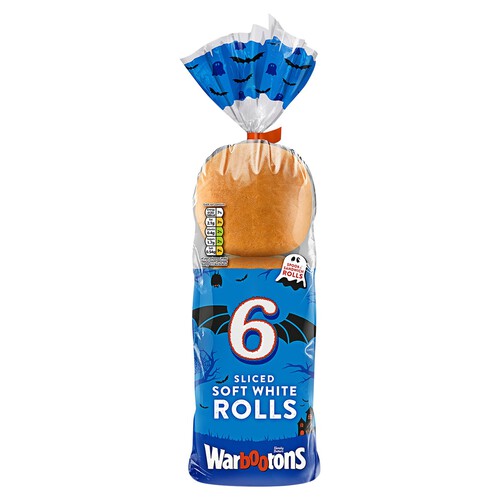 Warburtons Sliced Soft White Rolls