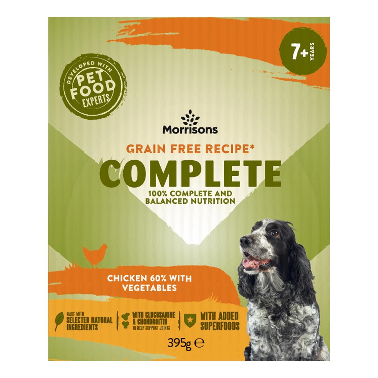 Morrisons Grain Free Chicken & Veg Senior Dog Food Tray