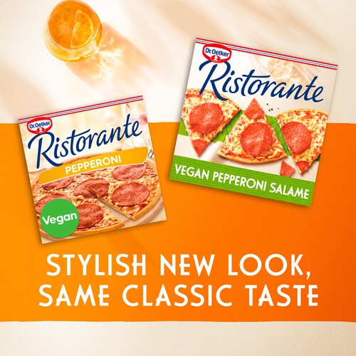 Dr. Oetker Ristorante Vegan Pepperoni Salami Pizza 