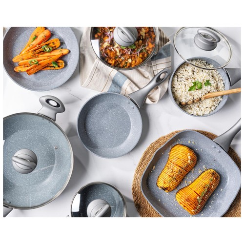 Salter Marblestone 20cm Frypan Grey