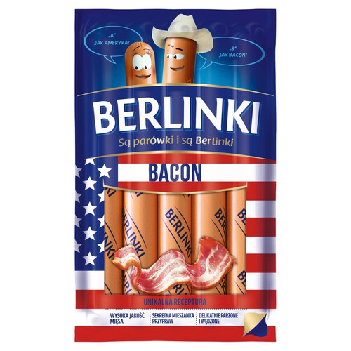 Morliny Berlinki Bacon Hotdogs