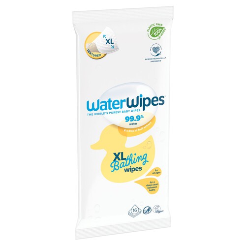 WaterWipes XL Bathing Baby Wipes 16 Wipes 