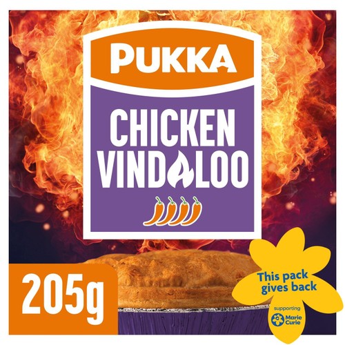 Pukka Chicken Vindaloo Pie 205g