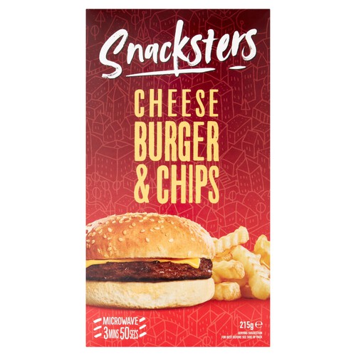 Snacksters Cheese Burger & Chips