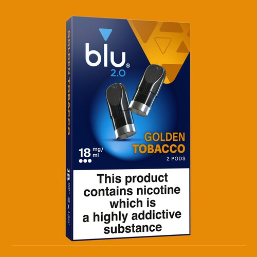 Blu 2.0 Golden Tobacco Vape Pods 18mg/ml