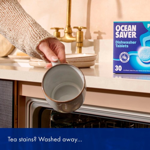 Oceansaver Plastic Free 30 Eco Dishwasher Tablets 420G