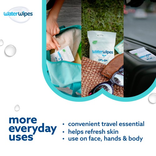 Waterwipes On The Go Wipes