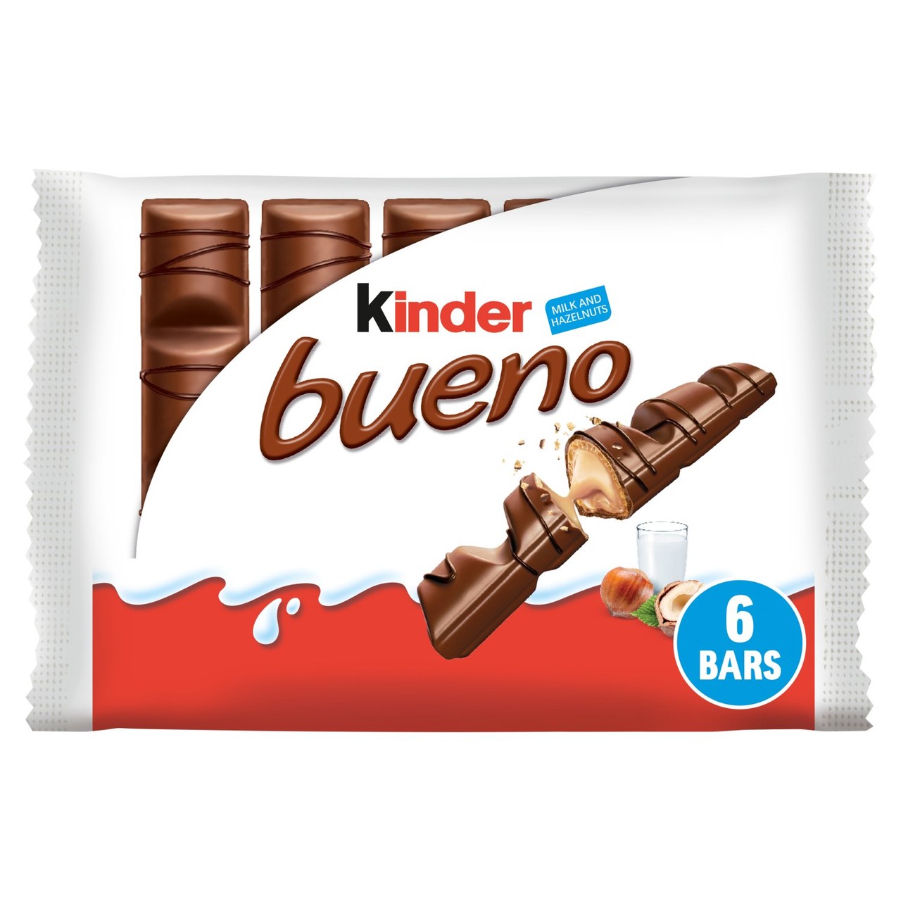 Kinder Bueno Milk Chocolate & Hazelnut Multipack 3 x 43g