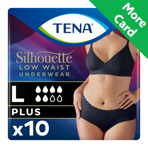 Tena Silhouette Incontinence Pants Black Large 