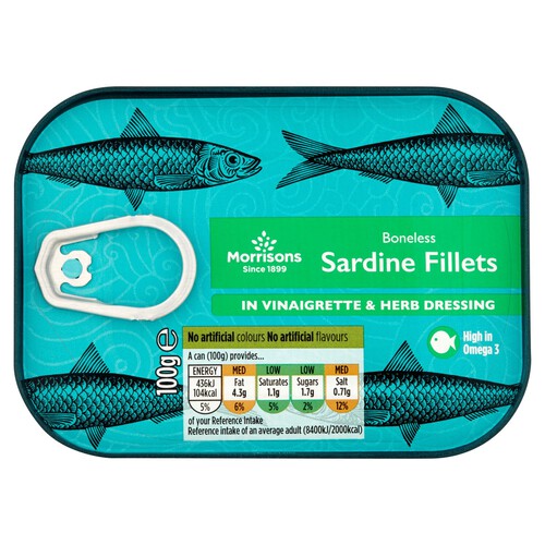 Morrisons Sardines with Herbs De Provence (100g)