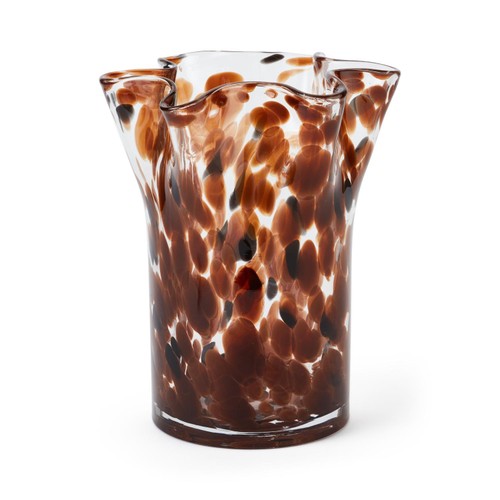 Nutmeg Home Lux Sanctuary Confetti Glass Vase