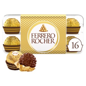 Ferrero Rocher Milk Chocolate Pralines Gift Box 16 Pieces