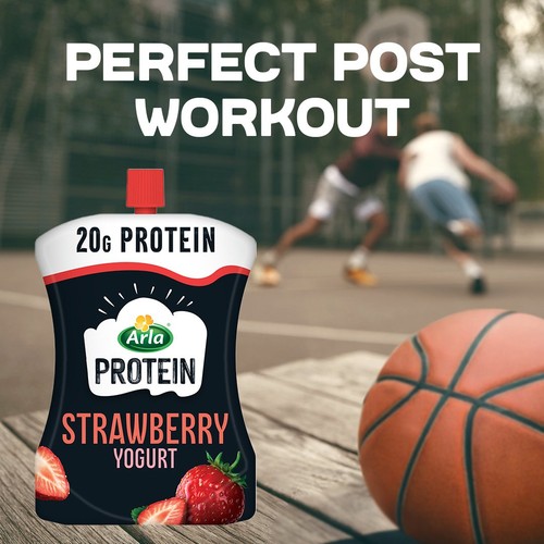 Arla Protein Strawberry Yogurt Pouch 200g