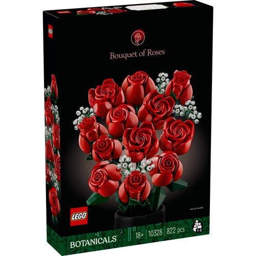 LEGO Botanicals Bouquet of Roses, Flowers Set 10328