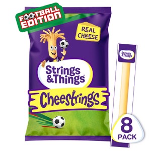 Strings & Things Cheestrings Twisted Cheese Snack 8x20g