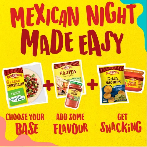 Old El Paso Stand And Stuff Paprika & Garlic Taco Kit 312g