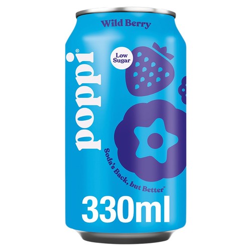 Poppi Wild Berry 330ml
