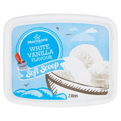 Morrisons White Vanilla Ice Cream