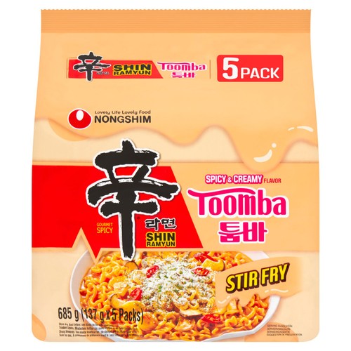Nongshim Shin Toomba Creamy Multipack 5 x 137g