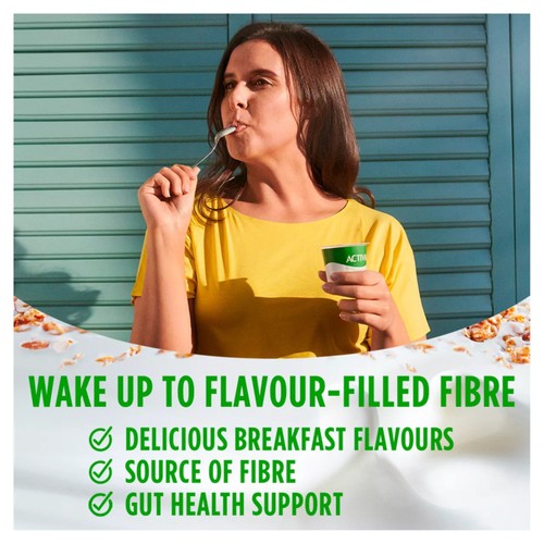 Activia Fibre Walnut & Oats Gut Health Breakfast Yoghurt Multipack