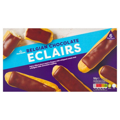 Morrisons 6 eclairs frozen dessert