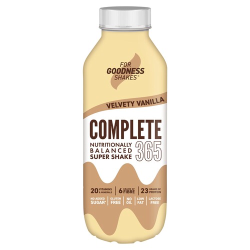 For Goodness Shakes Complete 365 Vanilla