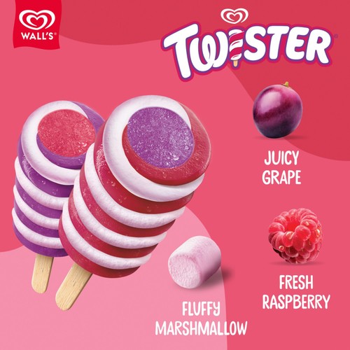 Twister Mini Mallow Ice Cream Lollies 6 x 50ml