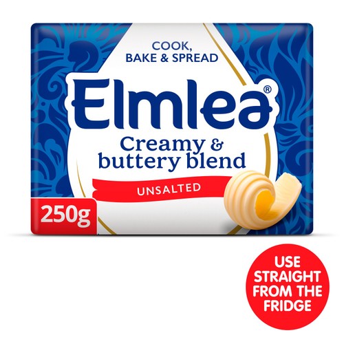 Elmlea Creamy & Buttery Unsalted Block   250g