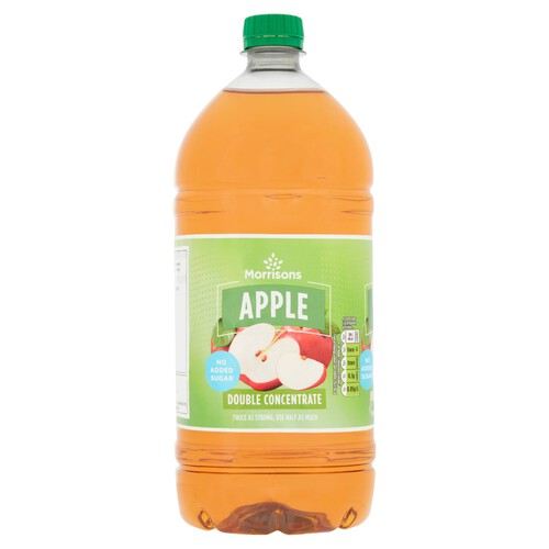 Morrisons No Added Sugar Apple Double Concentrate Squash