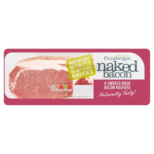 Finnebrogue Smoked 6 Naked Back Bacon