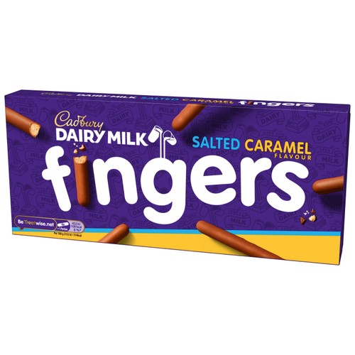 Cadbury Dairy Milk Fingers Salted Caramel Flavour Biscuits