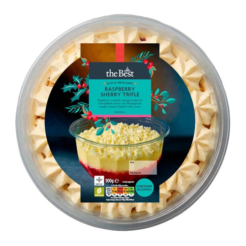 Morrisons The Best Sherry & Raspberry Trifle 900g