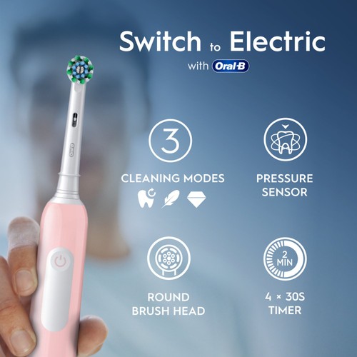 Oral-B Pro 600 3D White Electric Toothbrush Powered By Braun