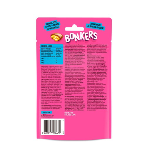 Bonkers Salmon Supreme Flavour Cat Treats