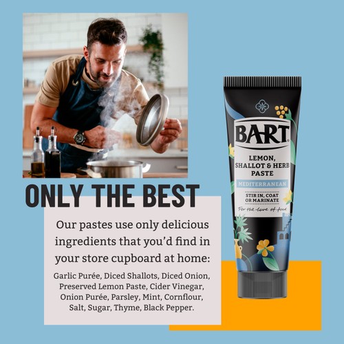 Bart Mediterranean Lemon, Shallot & Herb Paste 80g