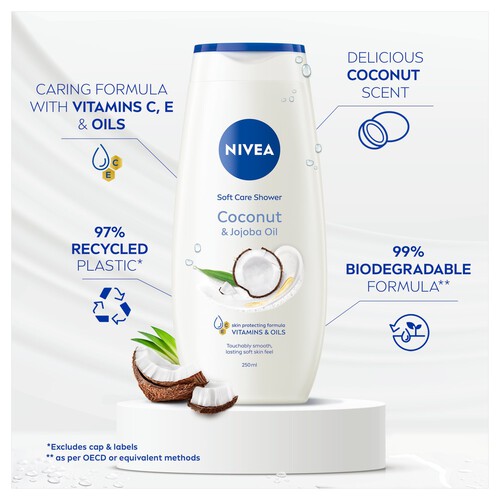  NIVEA Coconut & Jojoba Oil Shower Cream