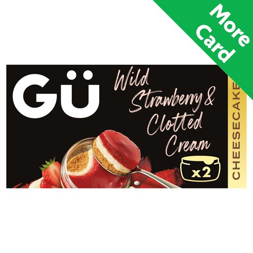 Gu Wild Strawberry & Clotted Cream Cheesecake Desserts