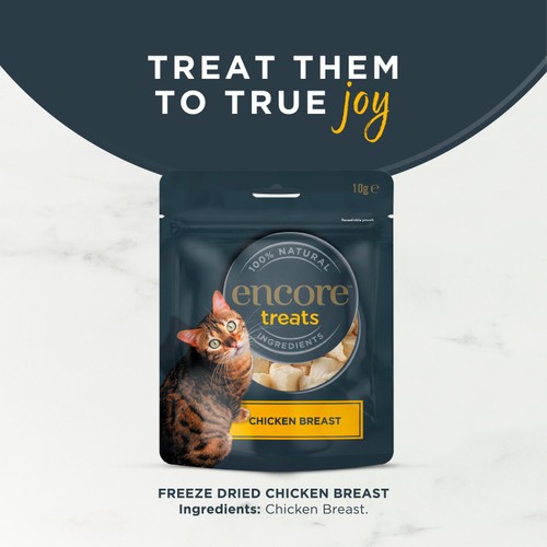Encore Freeze Dried Chicken Cat Treats 