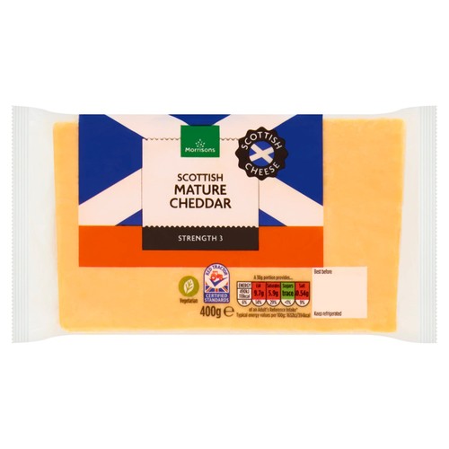 Morrisons Scottish Mature Coloured Cheddar 400g