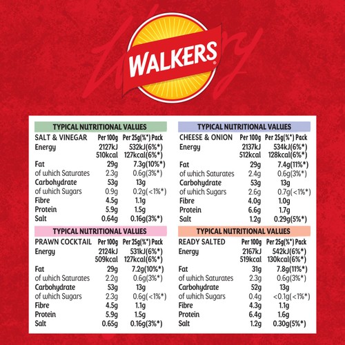 Walkers Classic Variety Crisps  14 x 25g