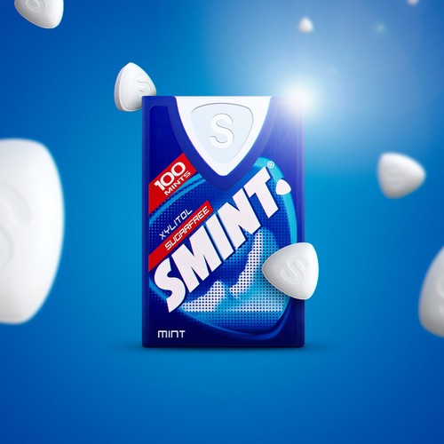 Smint Mint Sugar Free Mints Dispenser