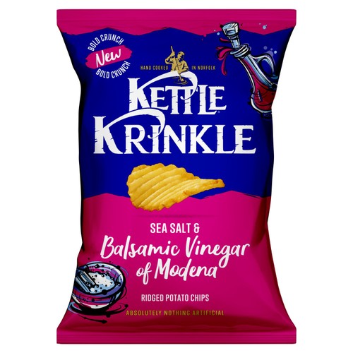Kettle Krinkle Sea Salt & Balsamic Vinegar  130g