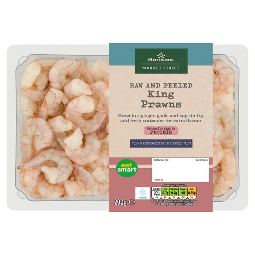 Morrisons Raw Peeled King Prawns