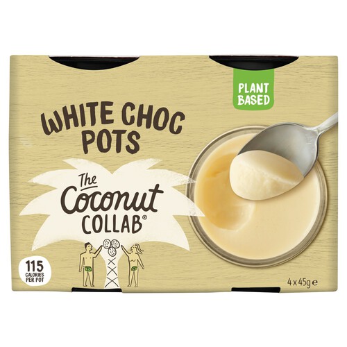 The Coconut Collaborative White Chocolate Pots 