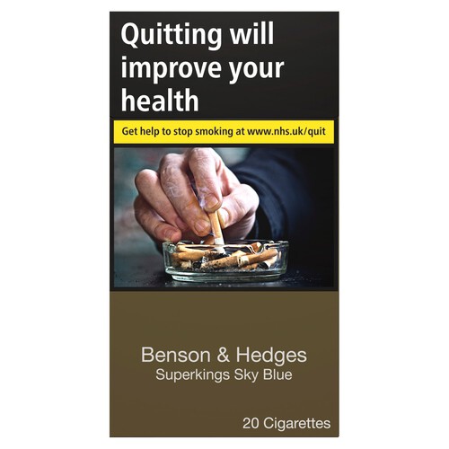 Benson & Hedges Superkings Sky Blue Cigarettes