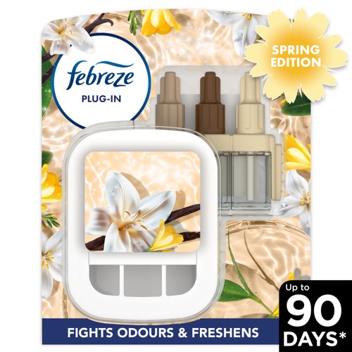 Febreze Ambi Pur 3Volution Air Freshener Vanilla Blossom Plug In Refills 